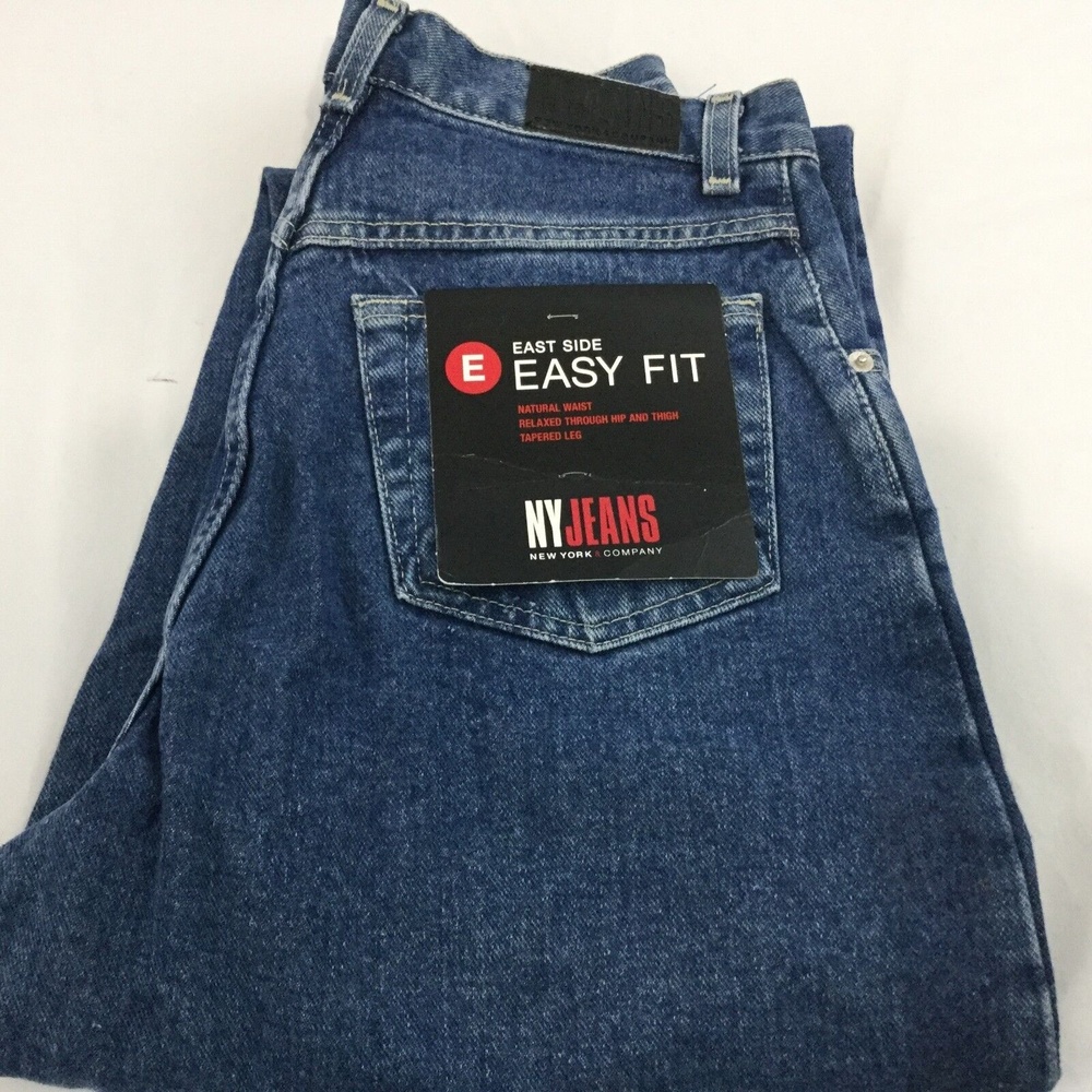 Vintage NY Jeans Sz 4 East Side New York Company Tapered Average New High Waist